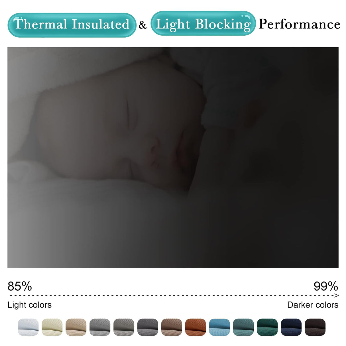 NICETOWN Indoor & Outdoor Curtains for Patio Waterproof, Sunlight Blocking Durable Curtains for Bedroom/Gazebo/Porch/Pavilion, Patio Covers for Shade and Rain, 1 Panel, W52 x L84 inch, Beige NICETOWN