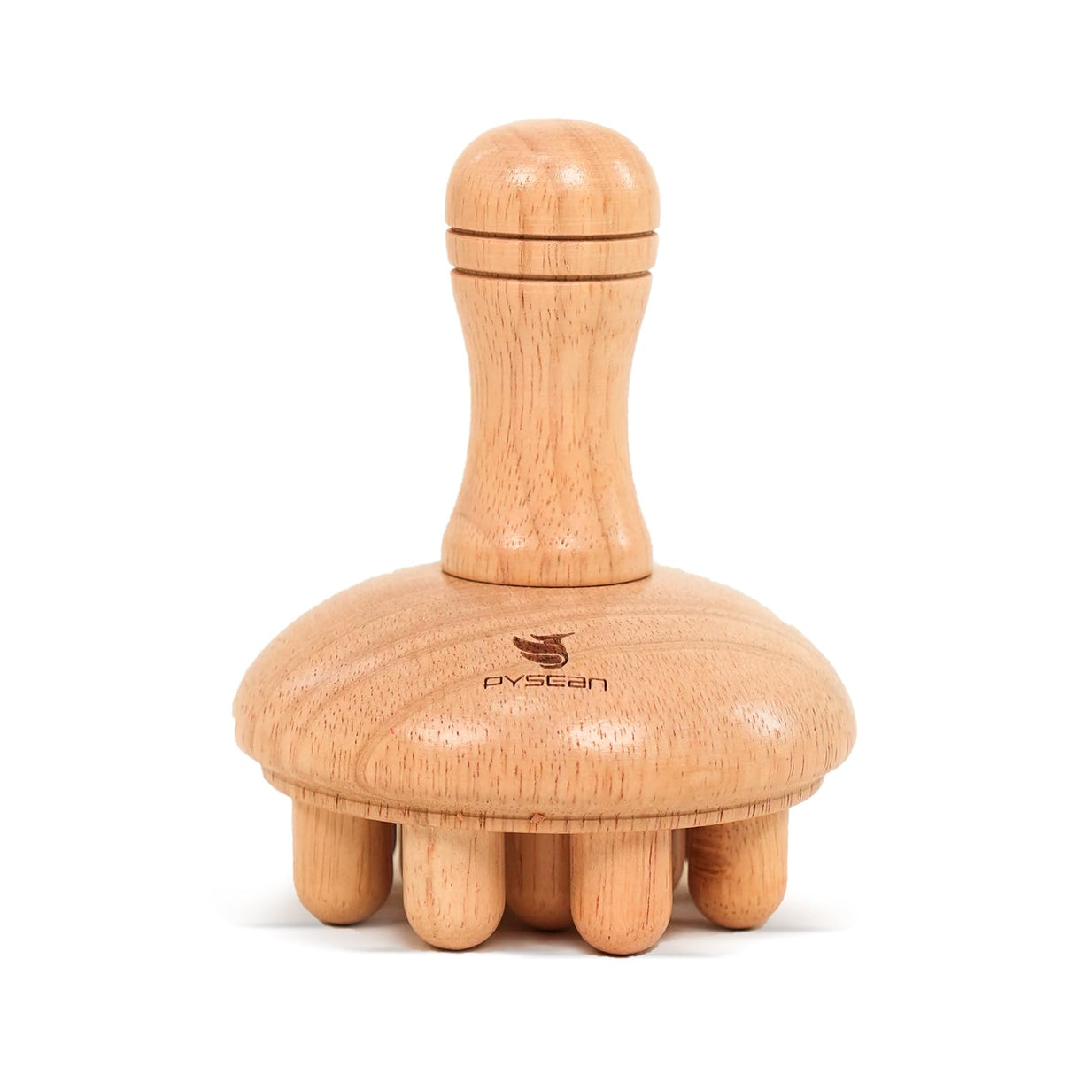 PYSEAN Wooden Mushroom Massager, Wooden Body Contouring Therapeutic Tool, Anti Cellulite, Lymphatic Drainage, Muscle Relaxation and Pain Relief for Neck and Back Massager PYSEAN