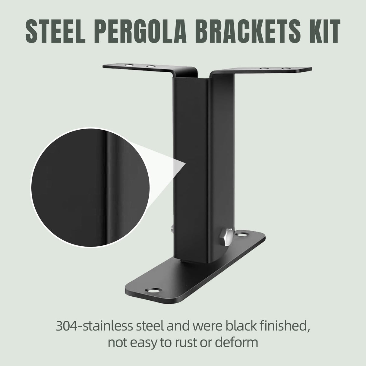 3 Pack Pergola Roof Riser Bracket, Heavy Duty Roof Riser Brackets for Patio Cover, 90° Adjustable Saddle Roof Riser Beam Mount Kit for Gazebo Pergola SZBAMI