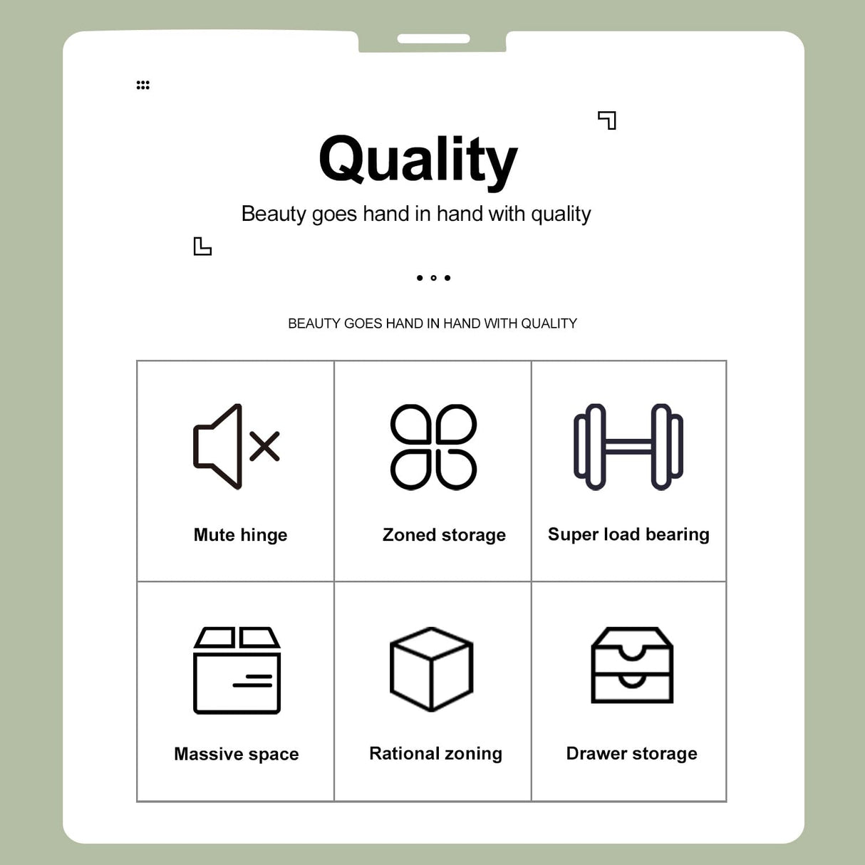 ClassyCabin 4 Door Armoire Wardrobe Closet, Wood 2 Drawers Armoire Storage Cabinet for Large Capacity, White Bedroom Armoires for Clothes with Hanging Rod and 5 Storage ClassyCabin