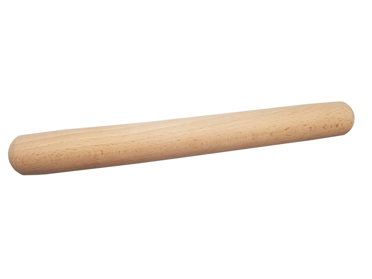 Wooden Rolling Pin, French Dumpling Rolling Pin for Baking Pizza Dough Roller 30 x 3.5cm SmellS