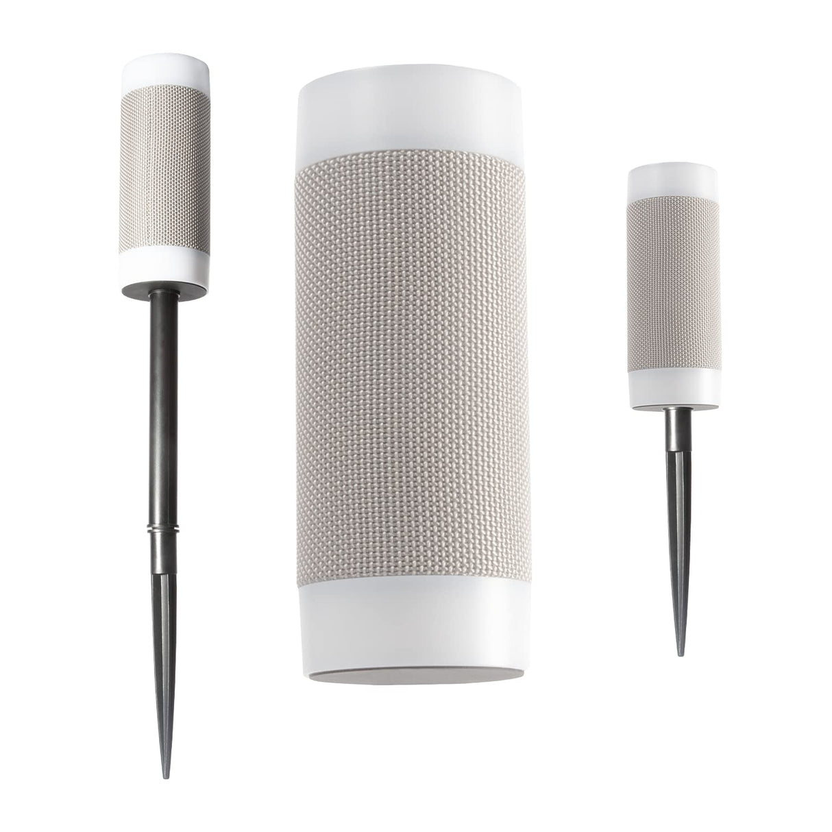 iJoy Wireless Speaker with 10 Hour Playtime - IP66 Waterproof, Dustproof, Weatherproof Light Up Bluetooth Tiki Speaker with LED Lights + Adjustable Stake Height for Use As Wireless Outdoor Speaker iJoy