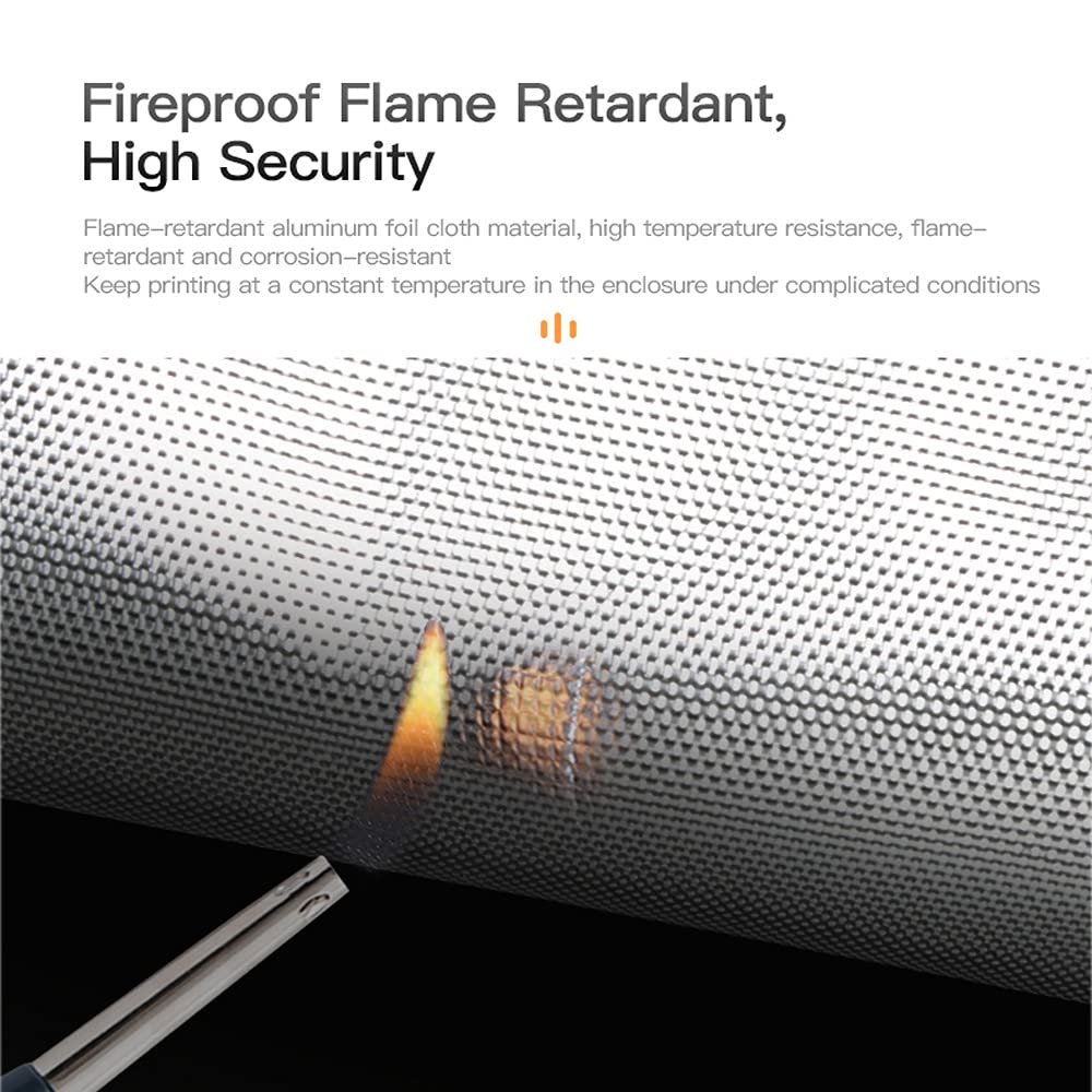 Creality Ender Enclosure Fireproof and Dustproof for Ender 3V2/Ender 3V2 Neo/Ender 3 Pro/Ender 3/Ender 3 Neo for Anycubic Elegoo 3D Printer 18.89 * 23.62 * 28.34" Lutyr