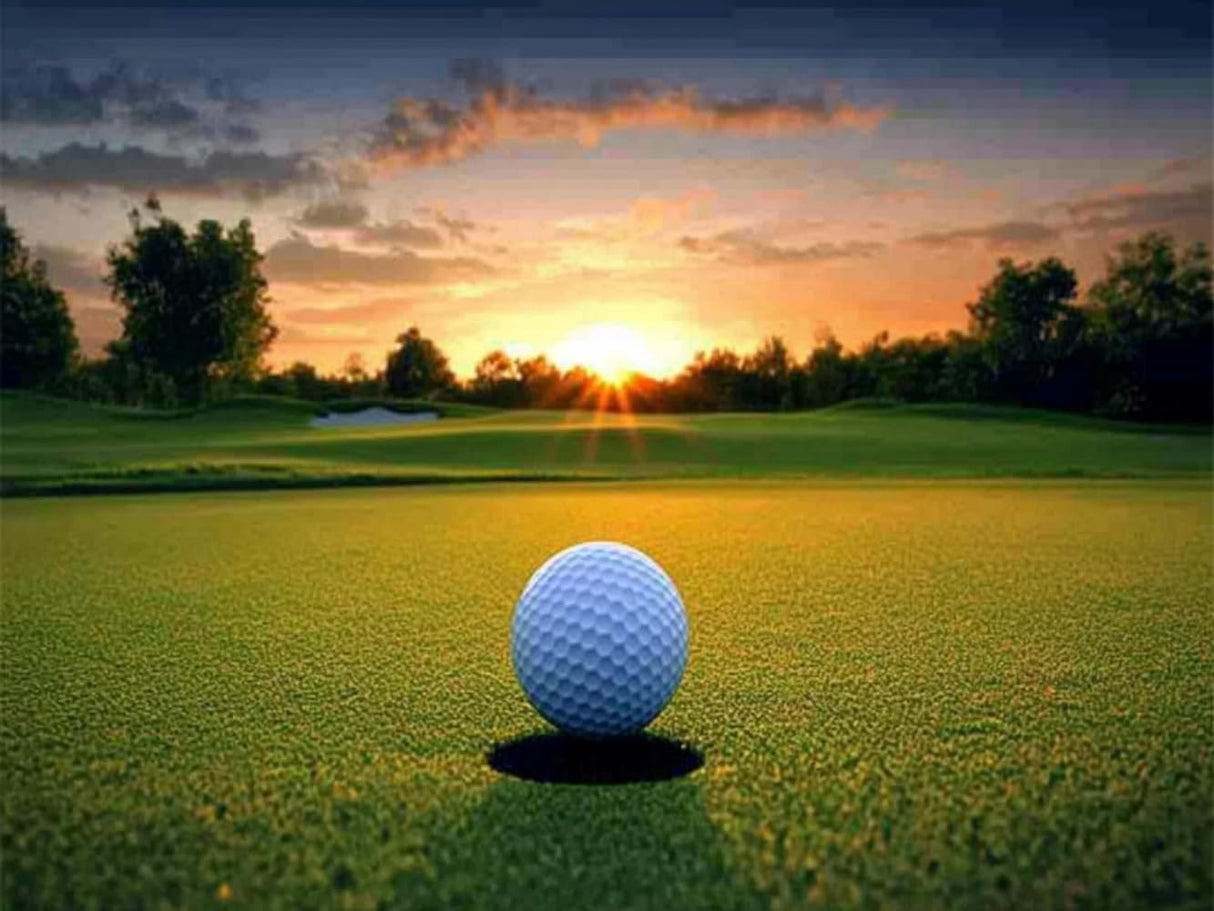 MaiYiYi Golf Diamond Painting by Numbers, 5D Full Round Drill Golf Game Diamond Painting Cross Stitch Kit, Play Golf Crystal Diamond Art Set for Adult Beginners Wall Art Decor (40X30 CM) MaiYiYi