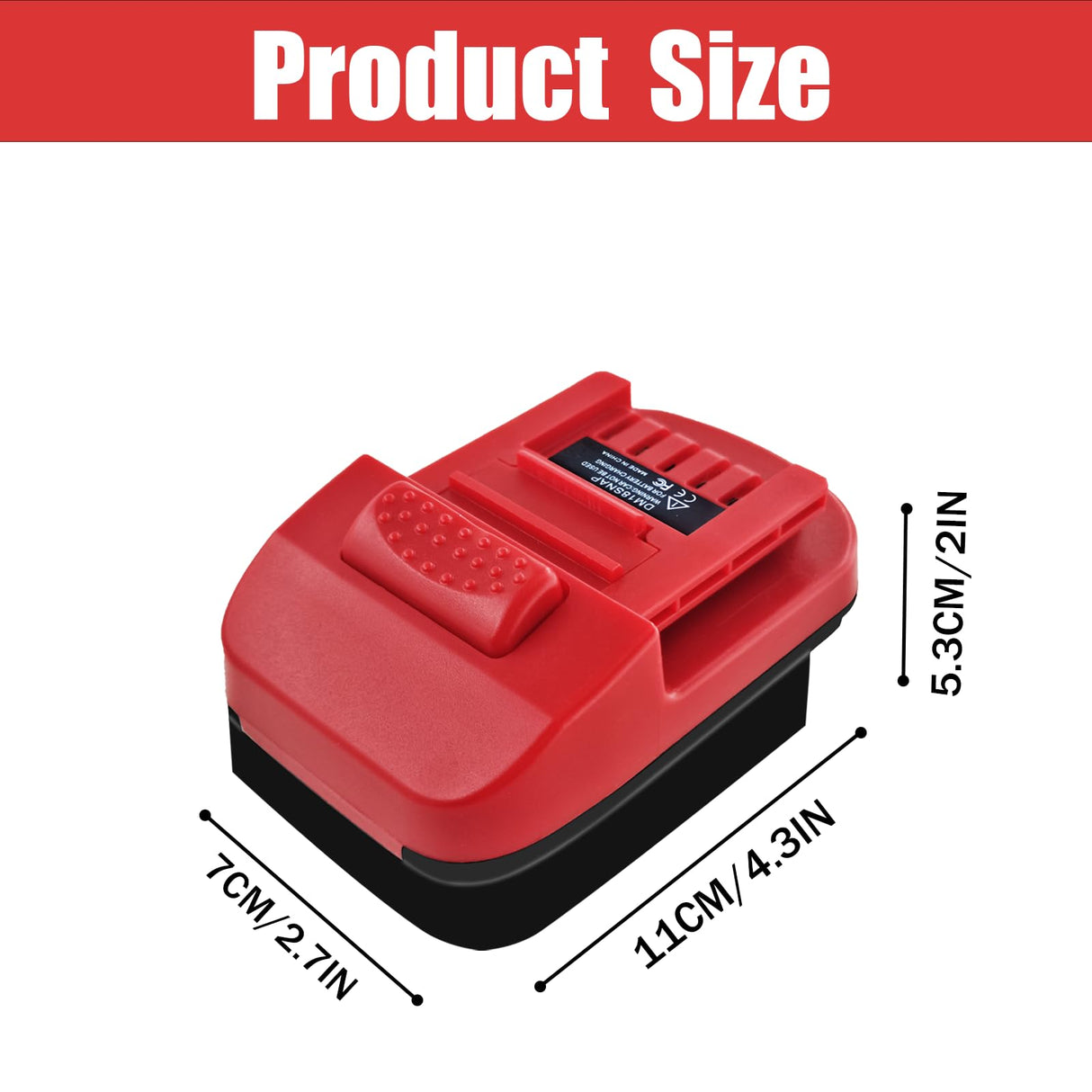 Battery Adapter for Snap on 18V,for Dewalt 20V 60V &for Milwaukee 18V Lithium Battery Convert to for Snap on 18V CTB8185 CTB7185 CTB8187 Battery Converter,Power for Snap on 18V Cordless Tools EID