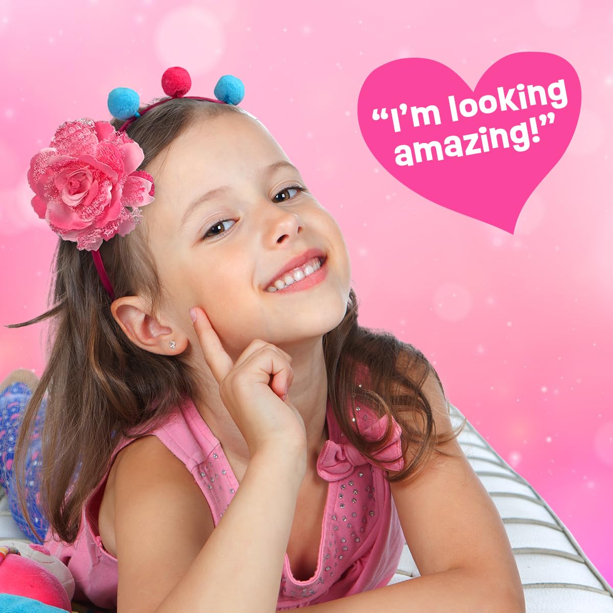 Headband Making Kit for Girls - Make Your Own Fashion Headbands for Kids - DIY Hair Accessories for Girls 4-6 - Arts & Crafts Best Birthday Gifts Ideas - Art Gift for 4 5 6 7+ Year Old Girl THE SCHOLAR ANT