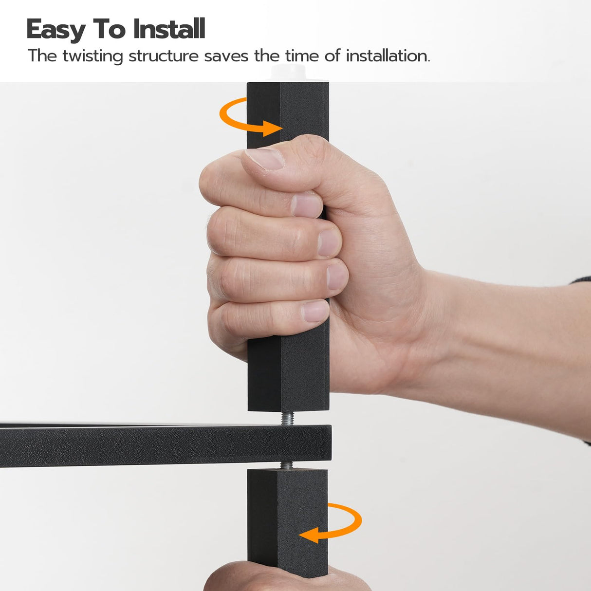 HOOBRO Side Table with Charging Station, Set of 2 End Tables with USB Ports and Outlet, Nightstand with 2-Tier Storage Shelf, for Living Room, Bedroom, Small Space, Greige and Black BG91UBZP201 HOOBRO