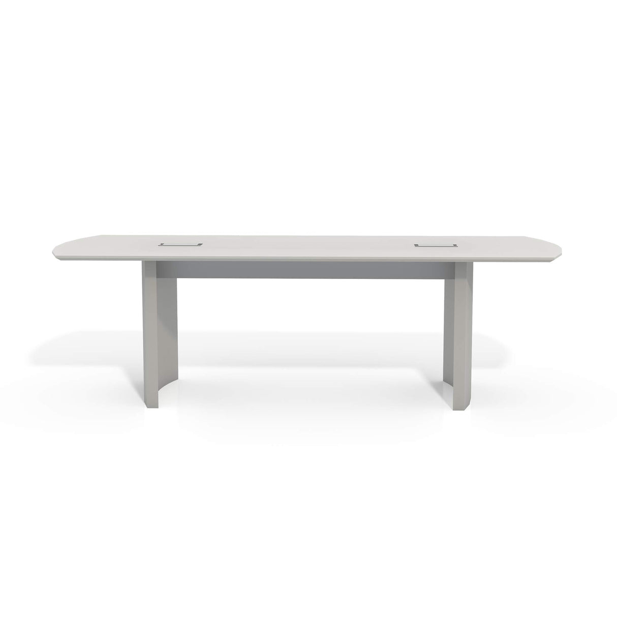 Safco Medina Modern Office Conference Meeting Room Table, 8', Textured Sea Salt Safco
