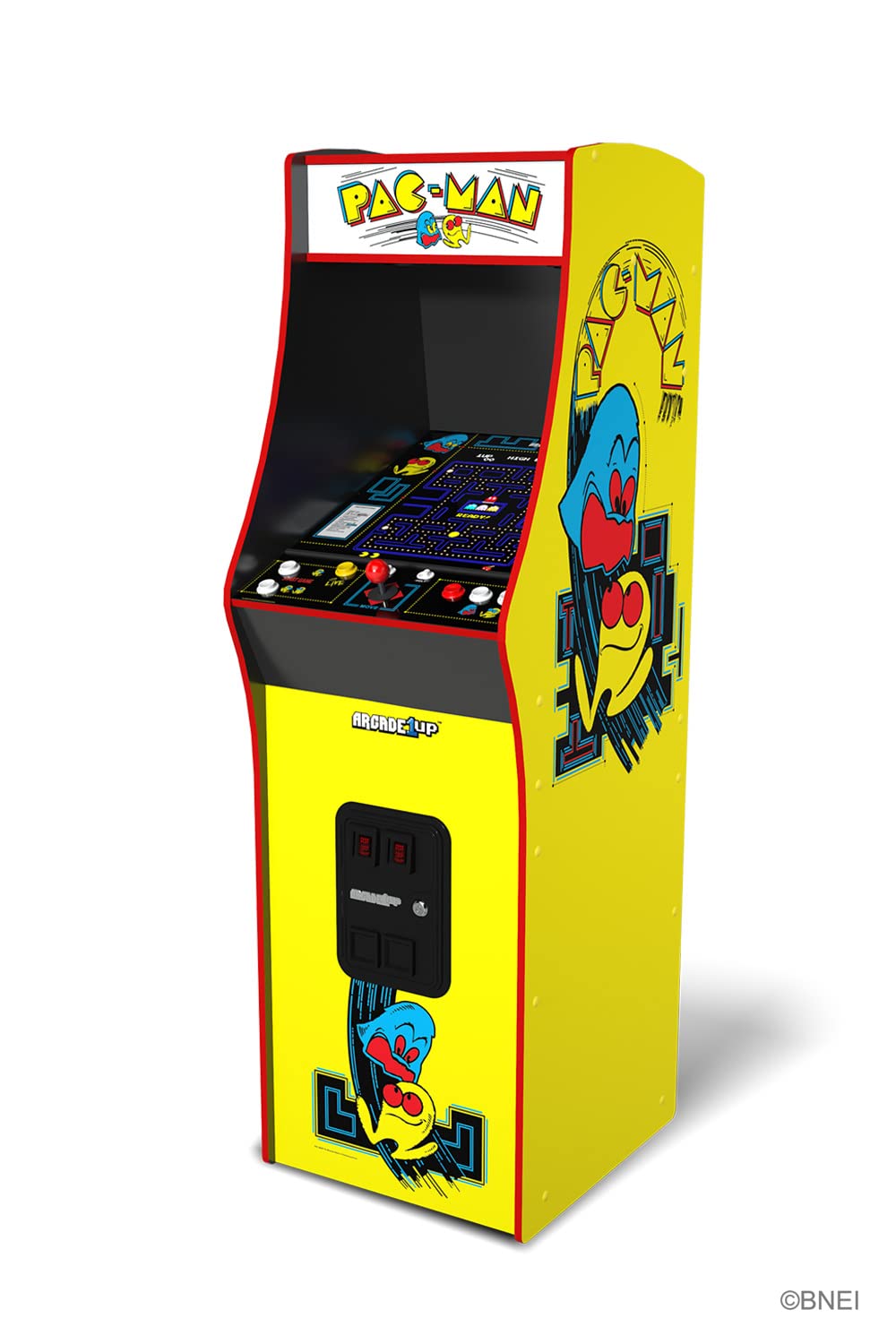 Arcade1Up PAC-Man Deluxe Arcade Machine for Home - 5 Feet Tall - 14 Classic Games ARCADE1UP