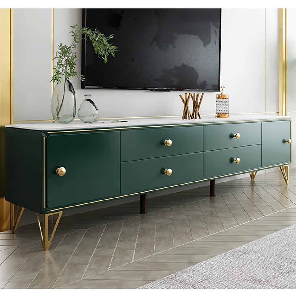 Hyever 6 Inch Gold Furniture Legs Heavy Duty Metal Furniture Feet, Golden Sofa/Cabinet/Table Legs 4Pcs, 6 Inch Cabinet Legs Set of 4,Couch Feet Replacement for Cabinet Dresser (Gold) Hyever