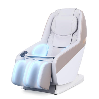 Massage Chair Full Body, Zero Gravity 3D SL-Track Shiatsu Massage Recliner Chair with Auto Modes, Airbag Massage, Wheels for Easy Movement, Compact Design for Quality Comfort, Gray