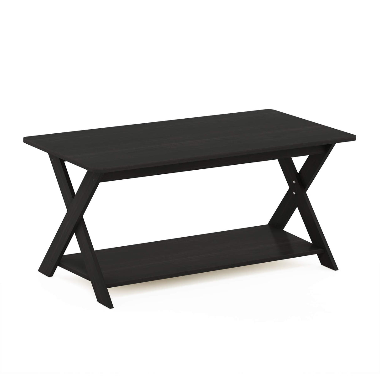 FURINNO Modern Simplistic Coffee Table, Espresso Furinno