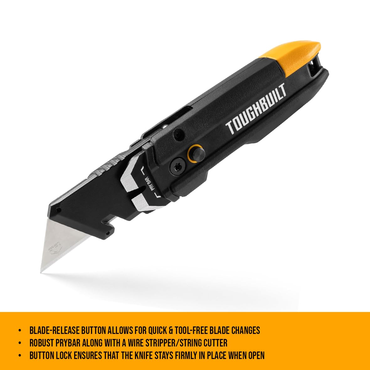 ToughBuilt Pry Bar Utility Knife with Storage - TB-H4-12-IST ToughBuilt