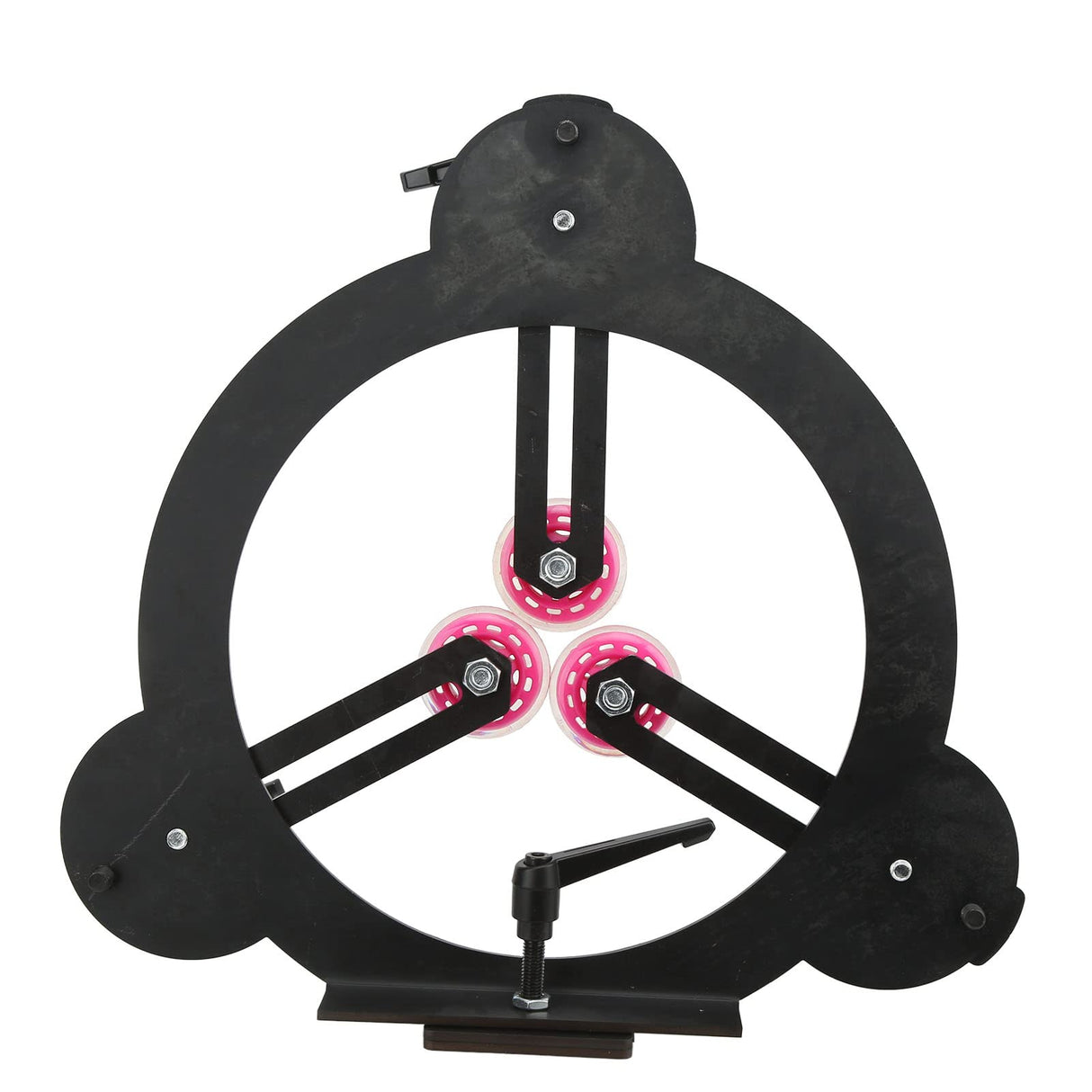 Woodturning Steady Rest Adjustable Wheel Position Round Steel Turning Tools for Wood Lathe Parts Accessories Walfront