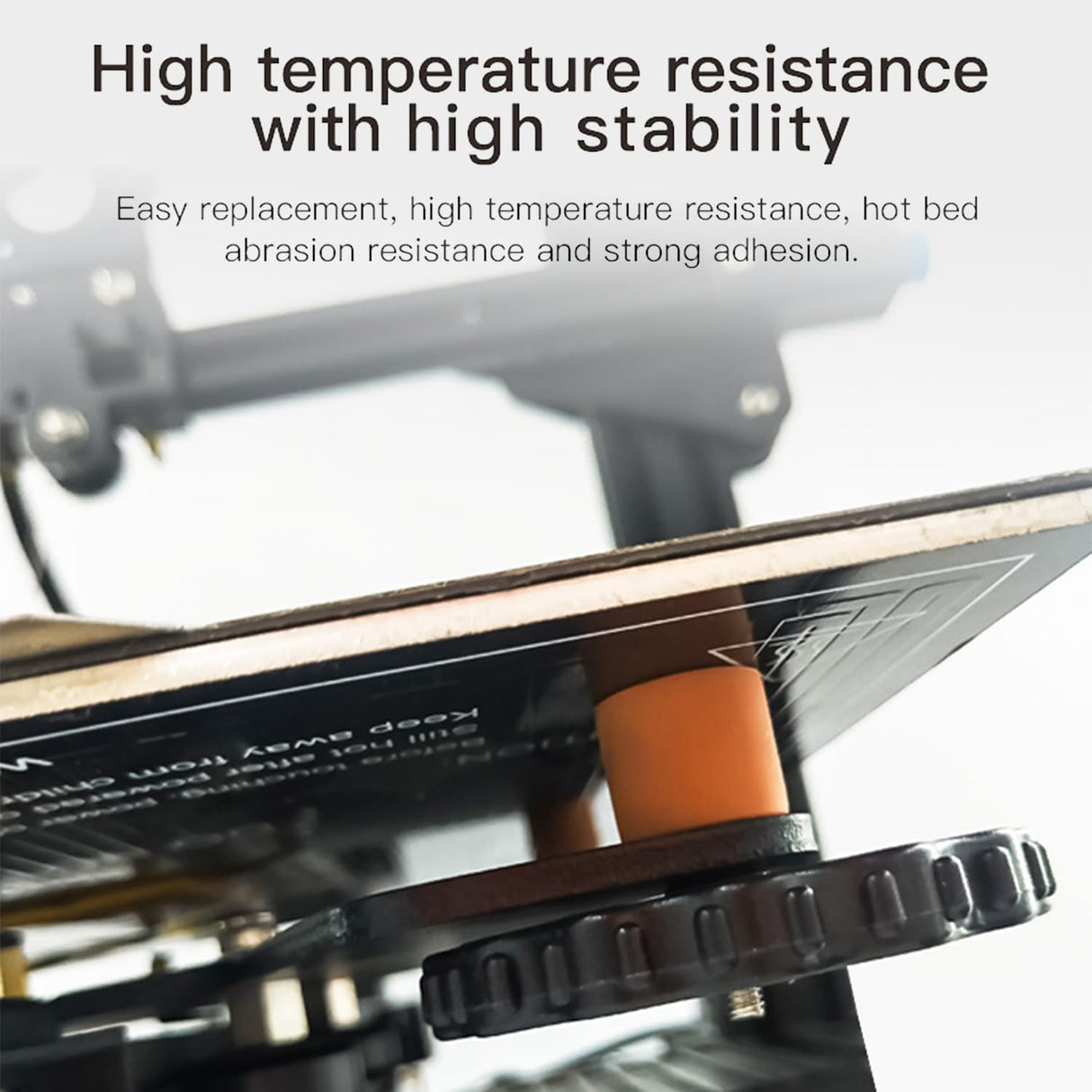 Creality Official 8 PCS Silicone Solid Bed Mounts, 3D Printer Heat Bed Leveling Parts Heat-Resistant Silicone Leveling Column Leveling Spring Replacement Part for Ender 3/3S/3 Pro/3 V2, CR-10 Series Creality