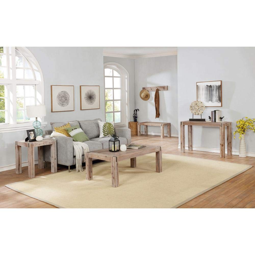 Alaterre Furniture Woodstock Console Table, Standard, Driftwood Alaterre Furniture