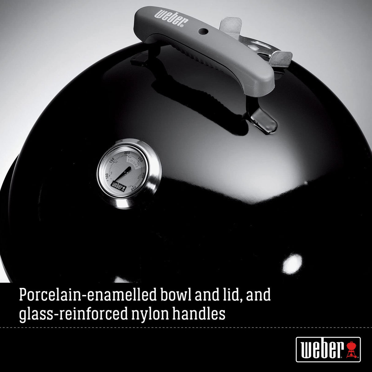 Weber 14.5 -inch Smokey Mountain Cooker, Charcoal Smoker,Black Weber