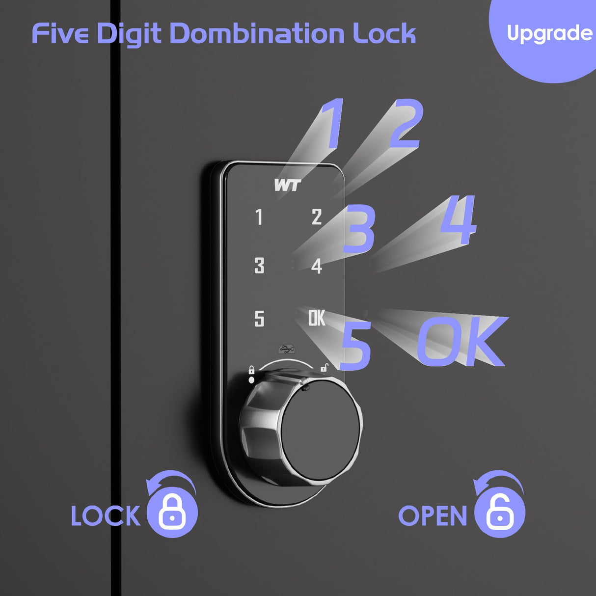 Aobabo 72" H Metal Storage Cabinet on Wheels for Garage, Digital Locking Steel Storage Cabinet with 2 Pegboard and 4 Adjustable Shelves, Black, Assembly Required Aobabo