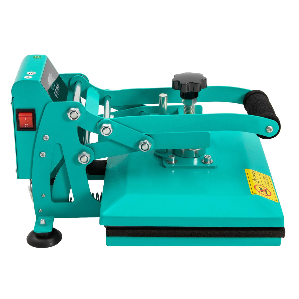 Heat Press Machine for T-Shirts Industrial Spray Molding Heat Transfer Press with 4 Tubes Heating Sublimation for Stores, Pillows, Mugs, Phone Cases, Clamshell Heat Press Machine for T-Shirt(Blue) LiaoDaza