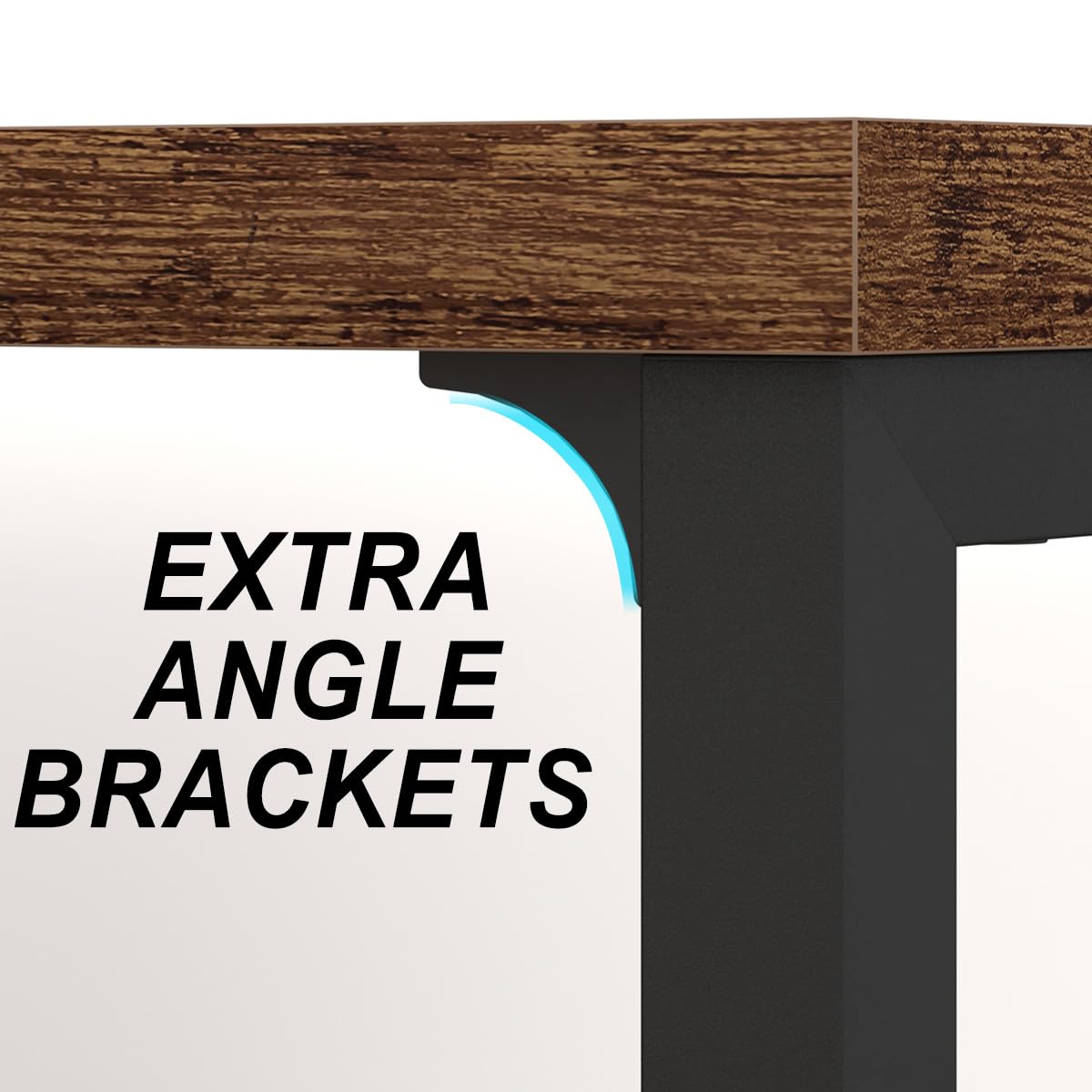 IBF Rustic Brown 3-Tier Industrial-Style 5-Cube Bookshelf and Storage Organizer IBF