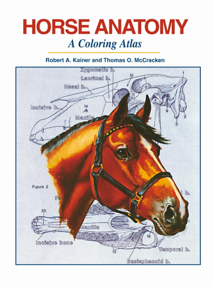 Horse Anatomy: A Coloring Atlas Dogwise Publishing