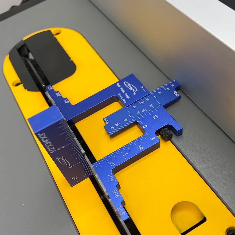 iGaging Router Table Gauge Adjustable and Setup Bar Set iGaging