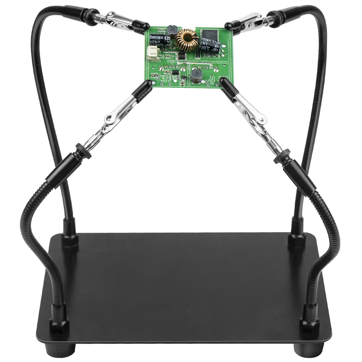 XYK Helping Hands Soldering Station, Soldering Kit, Third Hand Soldering Tool 4 Flexible Arms Helping Hands for Electronic Repair Soldering Jewelry Crafts XYK