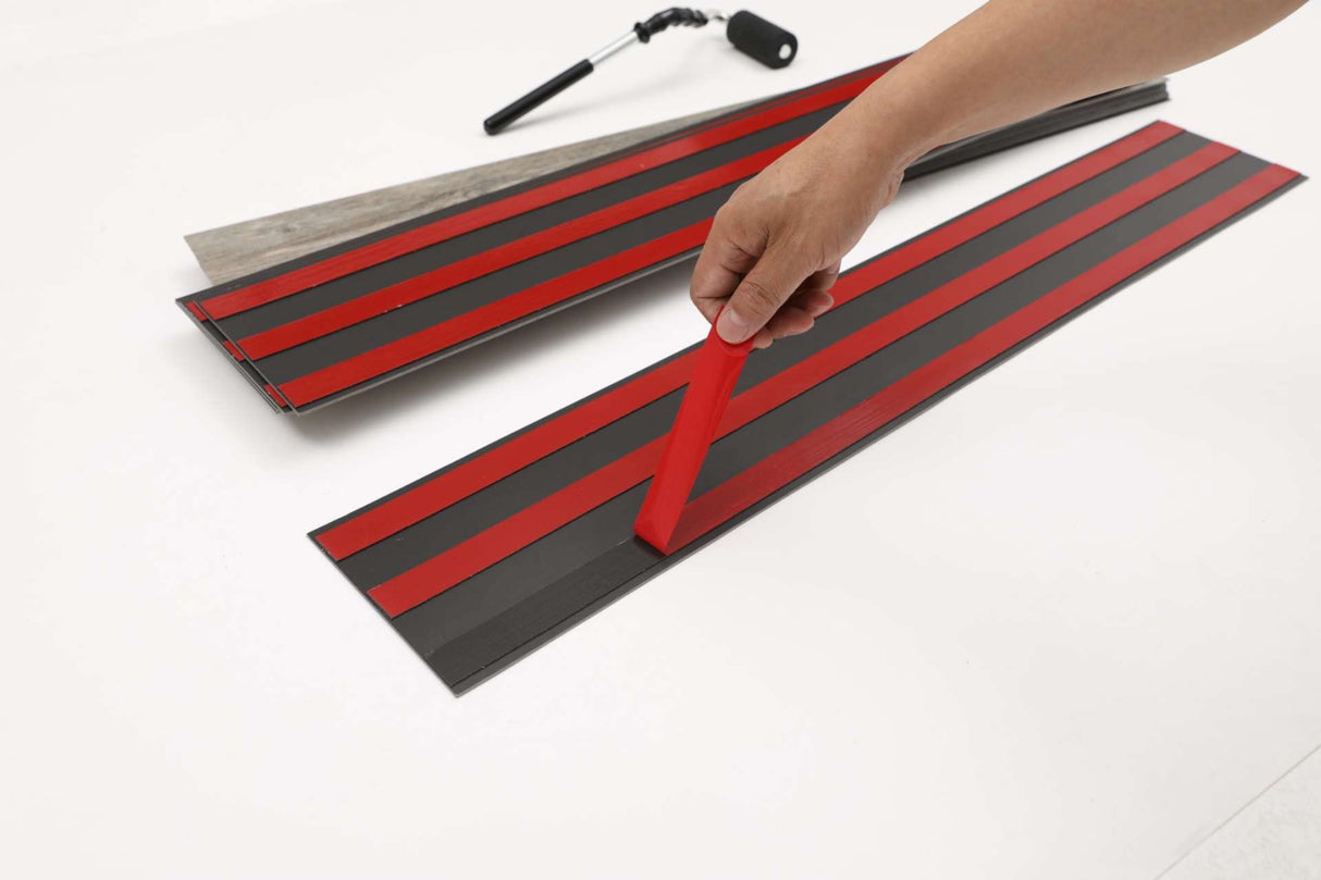 SINGULARWOOD Vinyl Wall Planks,Self-Adhesive Vinyl Panels for Walls,Peel and Stick Easy Installation (12 pcs/18 Sq Ft/Box),Driftwood-Light Grey SINGULARWOOD