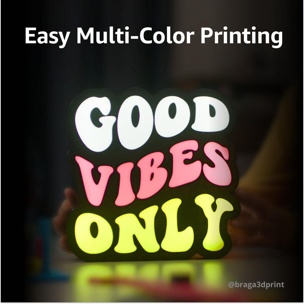 Bambu Lab A1 3D Printer, Support Multi-Color 3D Printing, High Speed & Precision, Full-Auto Calibration & Active Flow Rate Compensation, ≤48 dB Quiet FDM 3D Printers 256 * 256 * 256mm³ Build Volume BAMBULAB