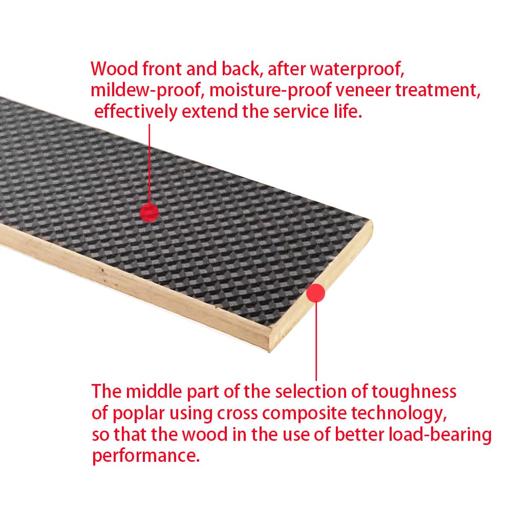 KUSRUP Slatted Bed Base Replacement Wooden Bed Slats Board for Metal Bed Frames Sofa Mattress Foundation/Platform (29.3" x 0.32" x 2"/5 Slats Pack) (29.3" x 0.32" x 2"/5 Slats Pack) KUSRUP
