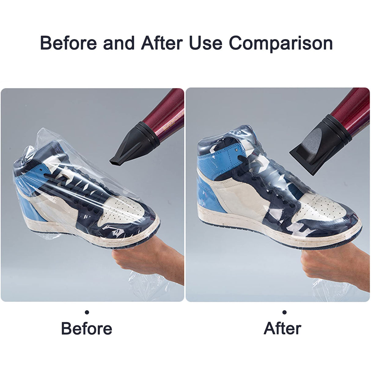 Shrink Wrap Bags,100Pieces 10x14 Inches Clear PVC Heat Shrink Wrap for Shoes, Soap, Book, Bath Bombs, Film DVD/CD, Candles, Jars and Homemade DIY Projects Morepack