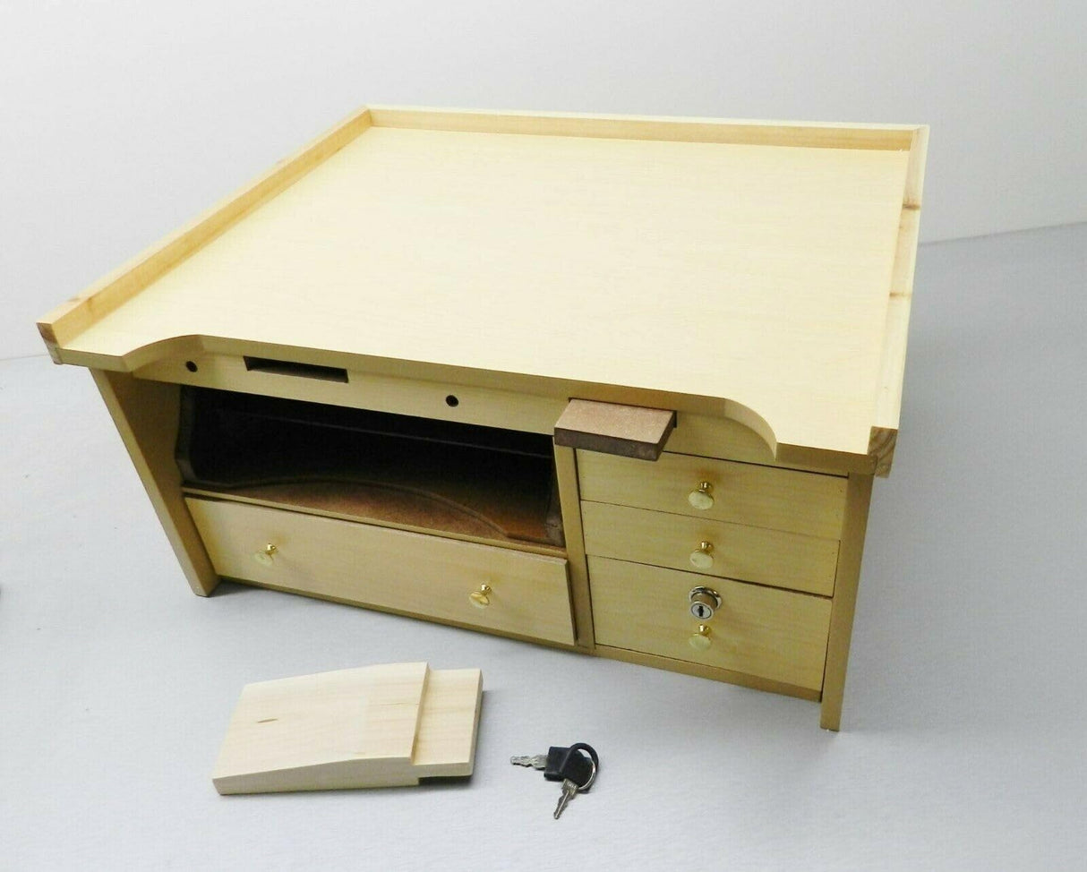 Jewelers Bench Work Table Top Jewelry Repair Watch Hobby and Craft Bead Workbench JTS