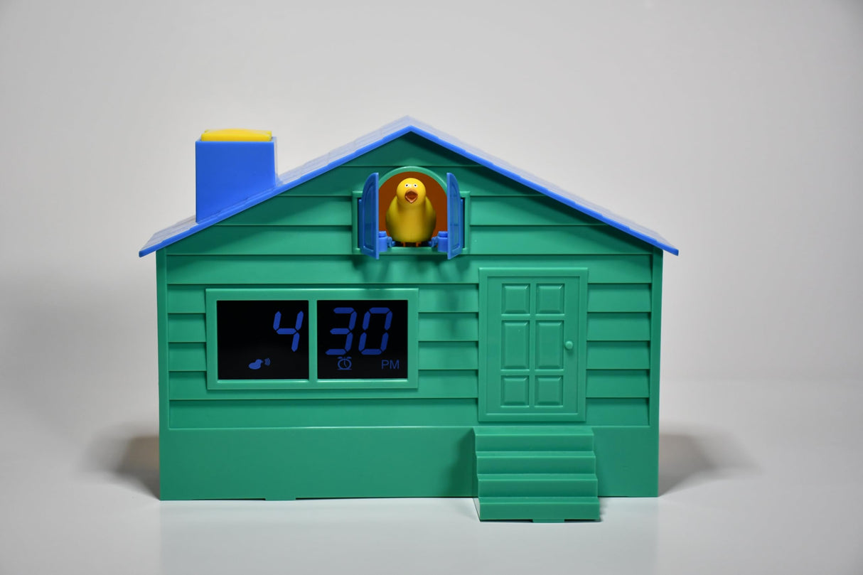 Alarm Cuckoo Clock, Alarm Clock with wake up sunrise light, cuckoo bird, relaxation mode with birds in the forest, snooze button. WoodArtSupply