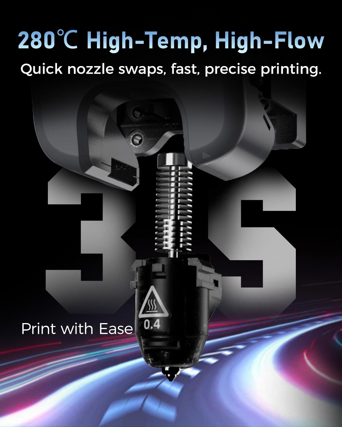 FLASHFORGE 3D Printer AD5M, CoreXY 600mm/s High-Speed Printer with 1-Click Auto Leveling, High-Temp Direct Drive Extruder, 3s Quick-Swap Nozzle, 220×220×220mm Build Volume FLASHFORGE