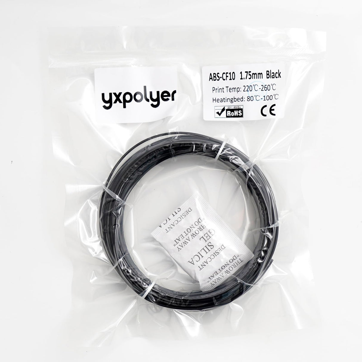 ABS Carbon Fiber Filament 50g for 3D Printing Fit Most 3D Printer Filament ABS CF yxpolyer