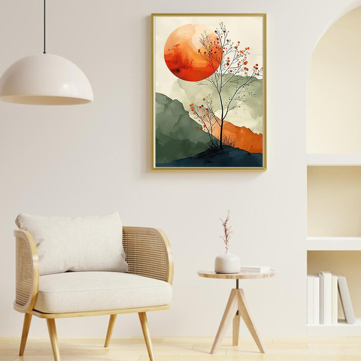 Auremi Landscape Diamond Art Kits for Adults Beginners,Full Drill Sun Diamond Painting Kits 5D Round Diamonds Pictures Gem Art Painting Kits DIY Crafts Home Decor Gifts12x16 in Auremi