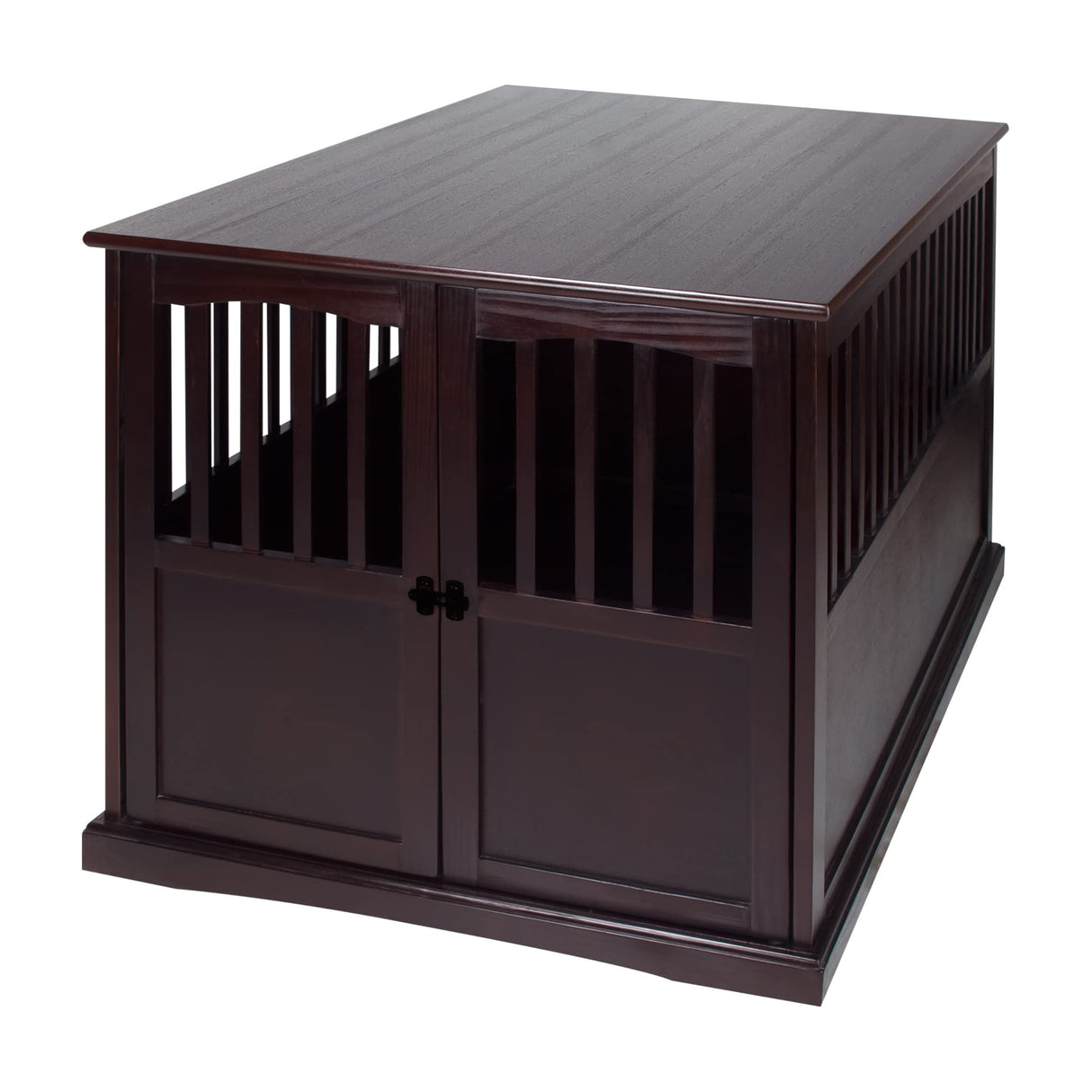 Casual Home Wooden Extra Large Pet Crate, End Table, Espresso Casual Home