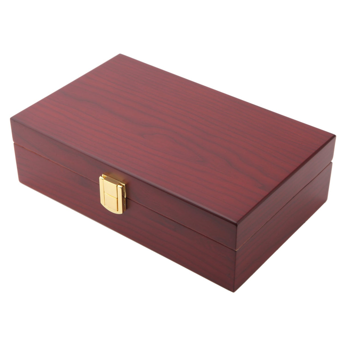 Handmade Cigar Humidor Cigar Box Wood Humidor Holds 10-20 Cigars Desktop Box Humidor with Hygrometer and Humidifier Front-Mount Clasp Lock Bald Eagle