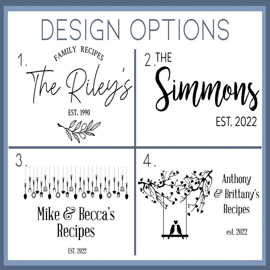 Personalized Recipe Box, Family Wood Recipe Box, Wedding Gift, Gift for newlywed, Custom Wooden Recipe Box, Engraved Recipe Box Kitchen Gift American Sign Letters