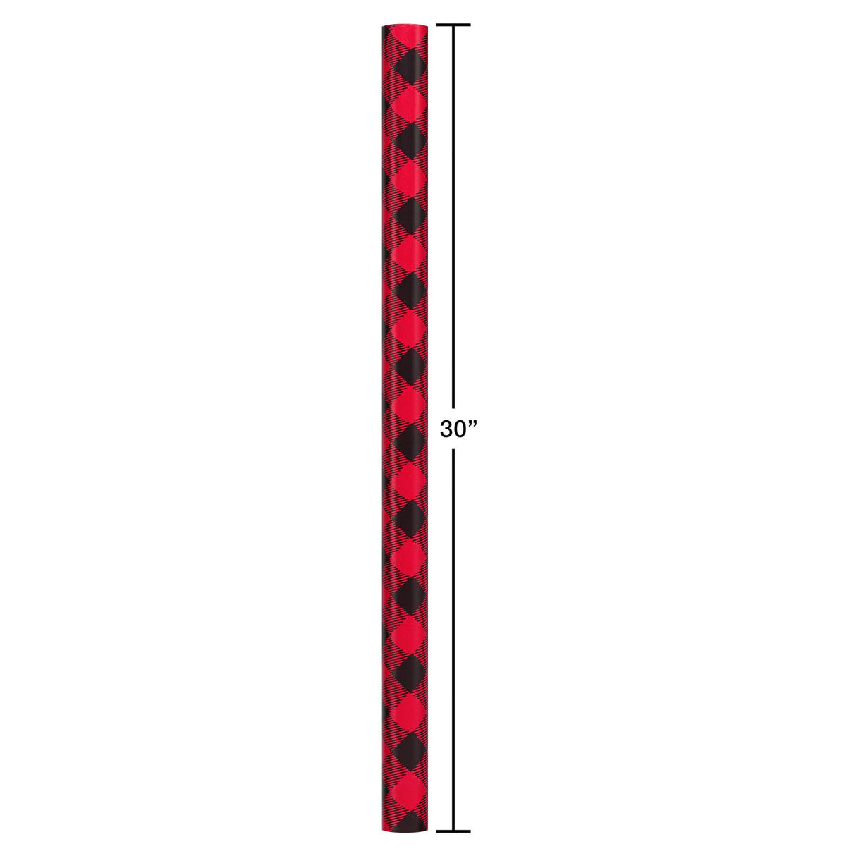 American Greetings 120 sq. ft. Red and Black Christmas Wrapping Paper Set with Cut Lines (4 rolls 30 in. x 12 ft., 7 Bows, 30 Gift Tags), Christmas Text, Plaid, Reindeer and Snowflakes Papyrus