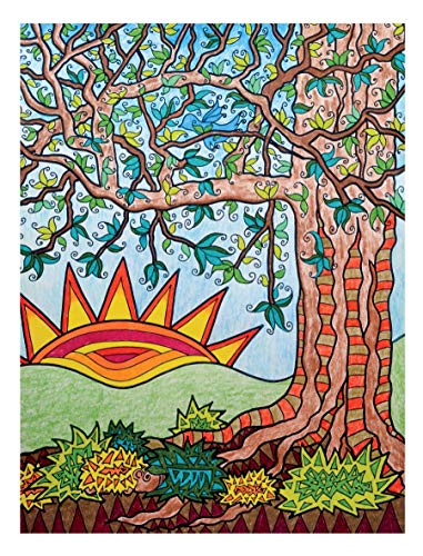 Creative Haven Into the Woods: A Coloring Book with a Hidden Picture Twist (Adult Coloring Books: Nature) Dover Publications