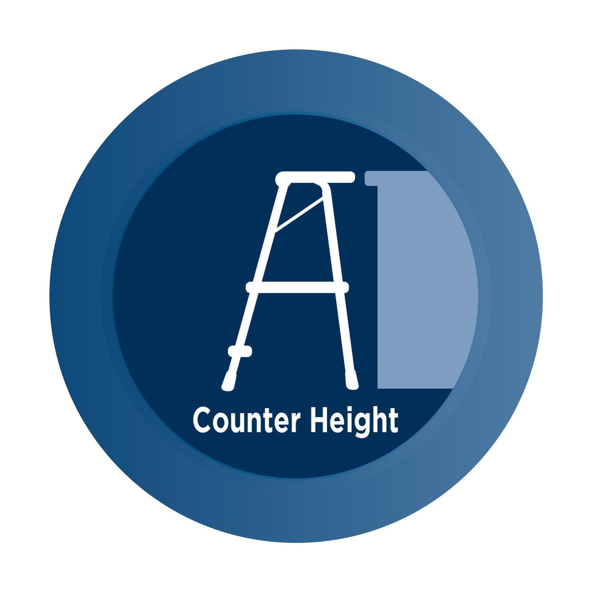 COSCO 2-Step Kitchen Stepper™ Adult Folding Step Stool, Kids Folding (Steel/Resin) Cosco