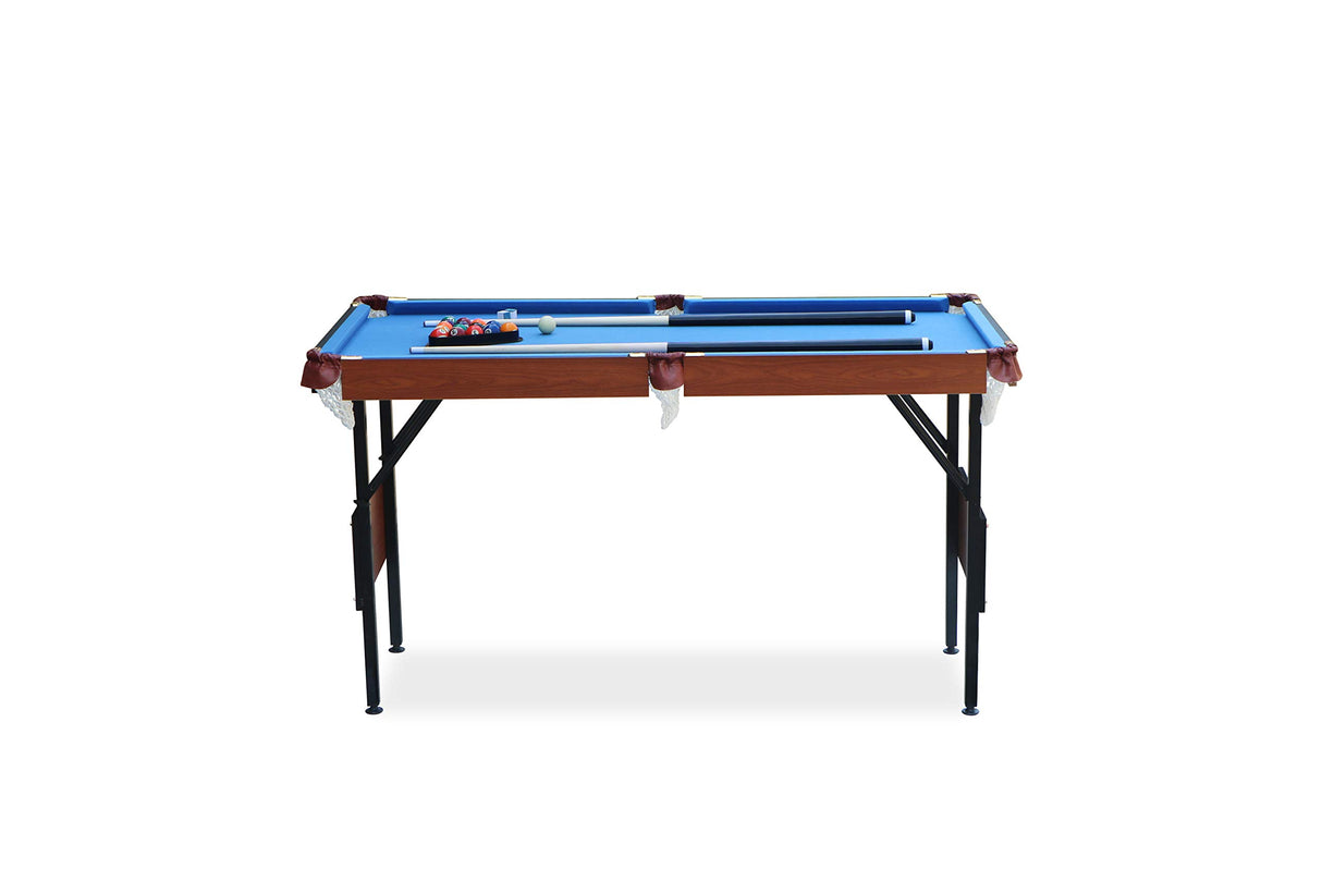 RACK Crux 55 in Folding Billiard/Pool Table (Blue) RACK