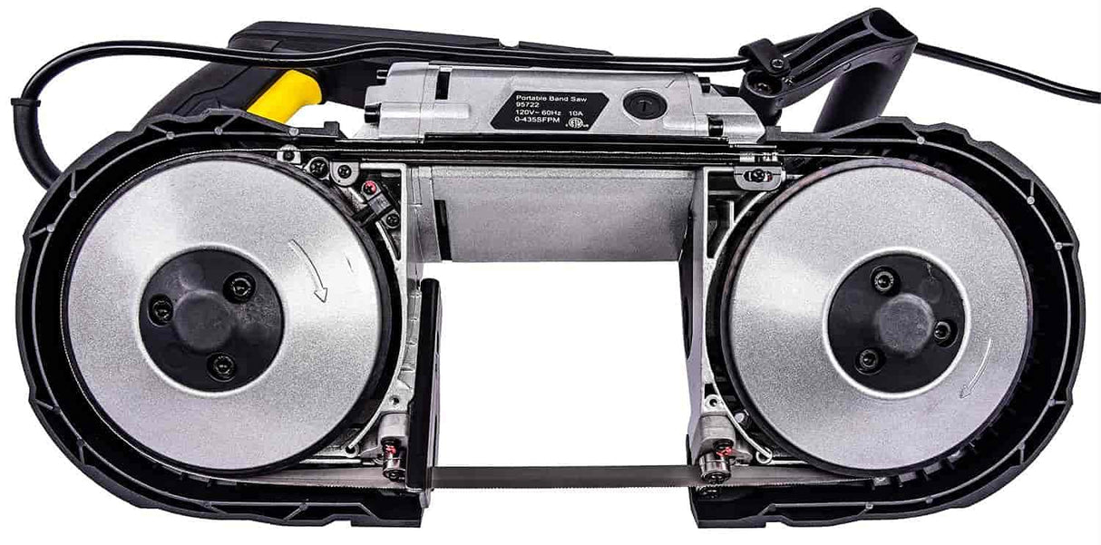 JEGS 95722 Portable Band Saw 5 in. Deep Cut 10 Amp 24 Tooth Band JEGS