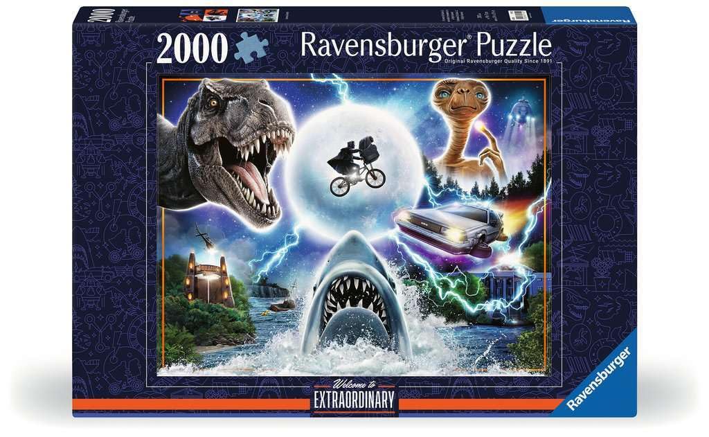 Ravensburger Universal Amblin Jigsaw Puzzle | 2000 Pieces of Nostalgia | Unique, Softclick Technology, Durable Puzzle for Adults | 17152 Ravensburger