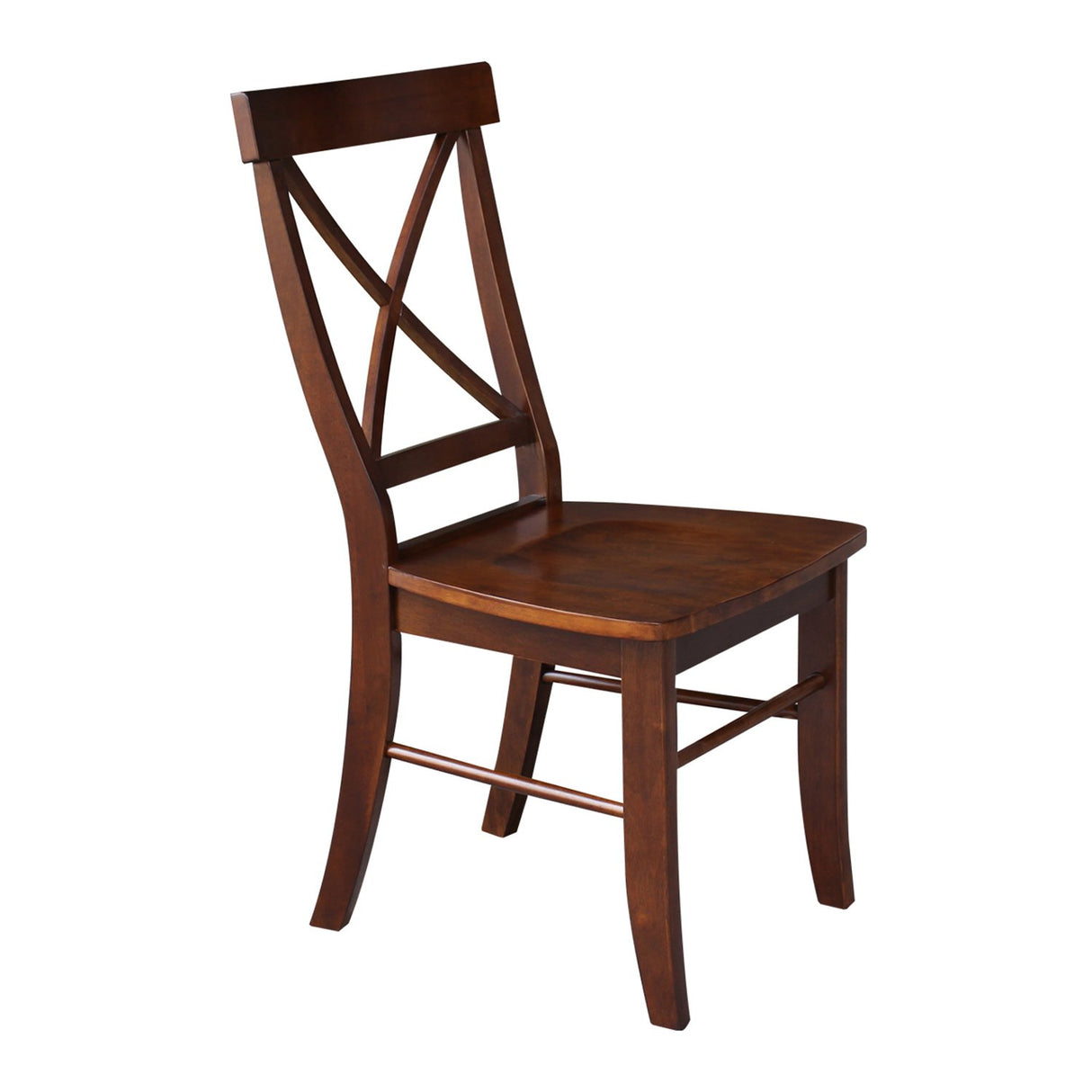 International Concepts X-Back Chair, Espresso IC International Concepts