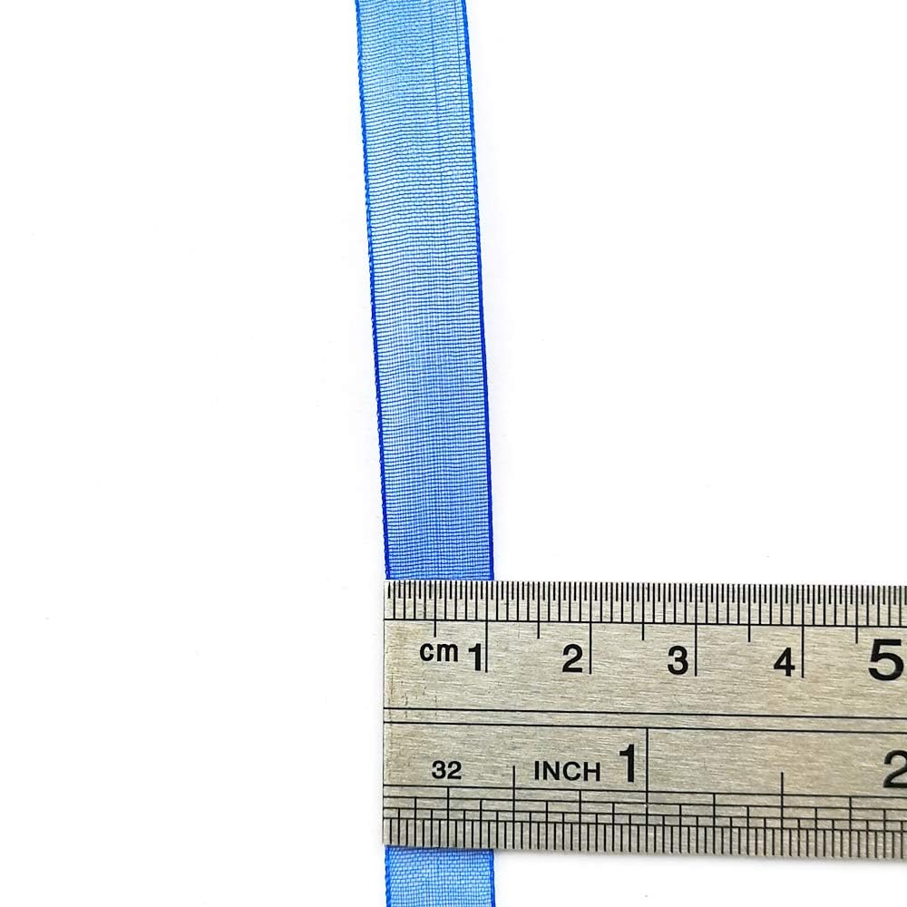 Chenkou Craft Solid Organza Ribbon Assorted 24 Yards Craft Bow Party Decoration Packing Ribbons (Mix, 3/8"(10mm)) Chenkou Craft