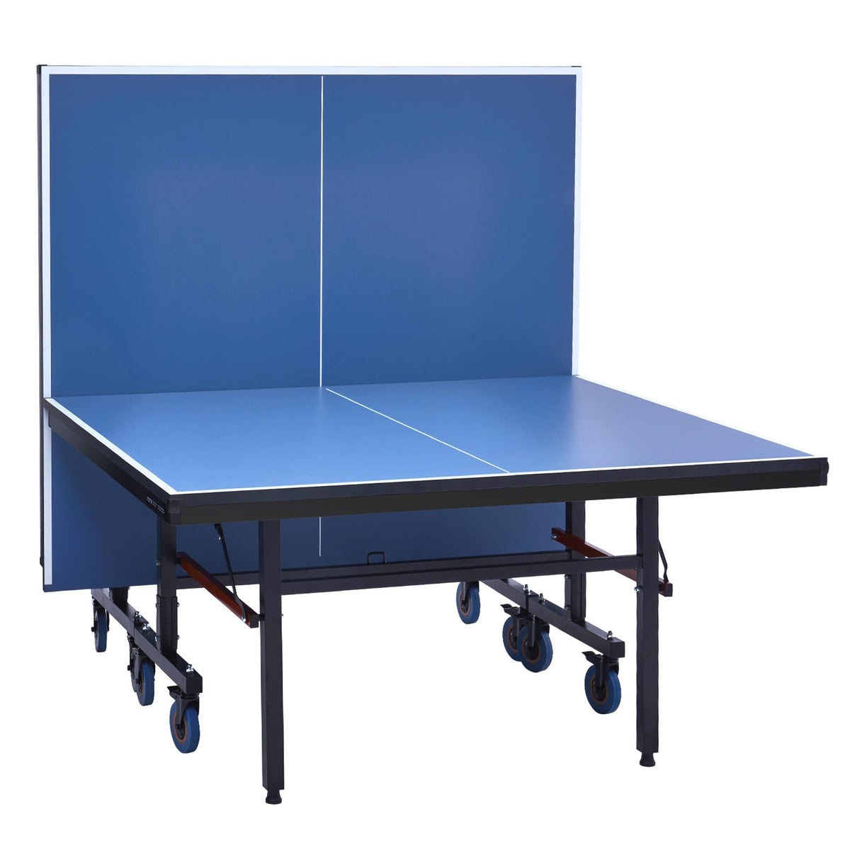 VEVOR Ping Pong Table, Professional Table Tennis Game, Indoor MDF Portable Table Tennis Table, Foldable Ping Pong Table with Quick Clamp Net and Lockable Wheel, 10 Minute Easy Assembly, 25mm Tabletops VEVOR