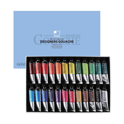 ShinHan Professional Designer Gouache 15ml Tube 24 Colors Set A