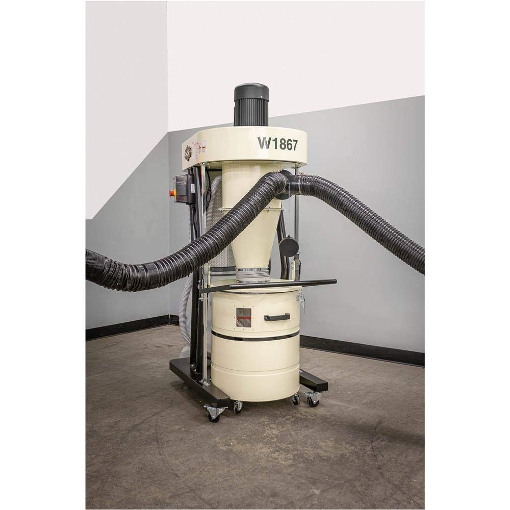 Shop Fox W1867 1.5 Hp Portable Cyclone Dust Collector Shop Fox